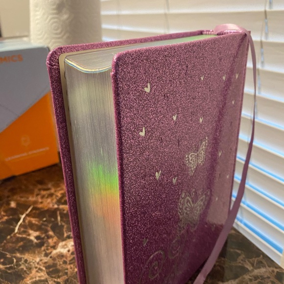 My Creative Bible for Girls, Journaling Bible - ESV - Purple Glitter Hardcover - Picture 9 of 16